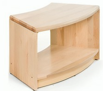 open corner cabinet twithout backplane