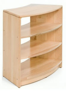 open corner cabinet twithout backplane