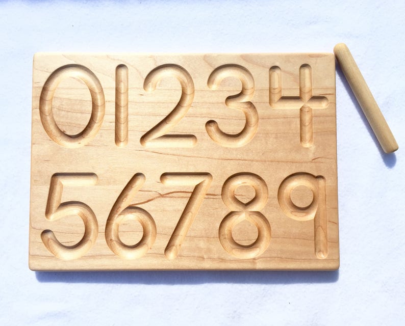 1-10 Number Board Waldorf Montessori School Toy