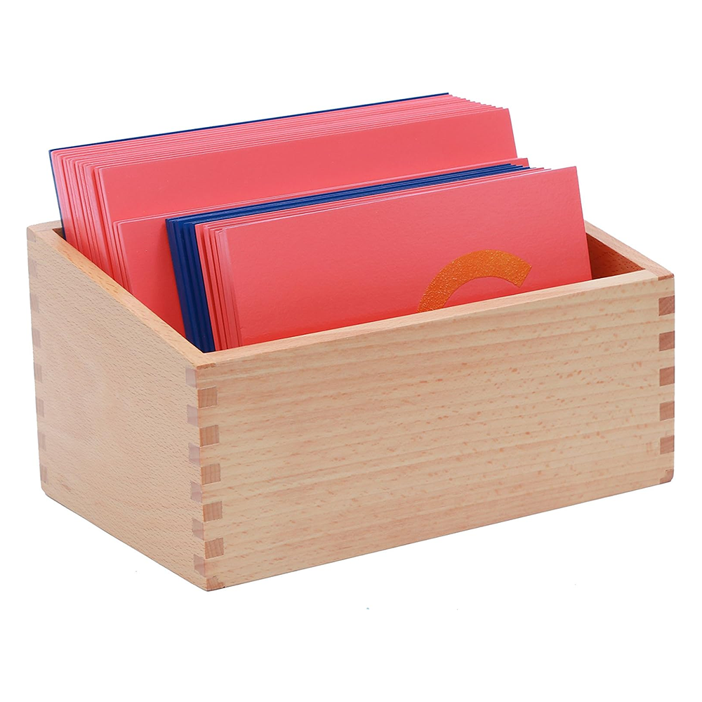 Montessori lower and upper case sandpaper