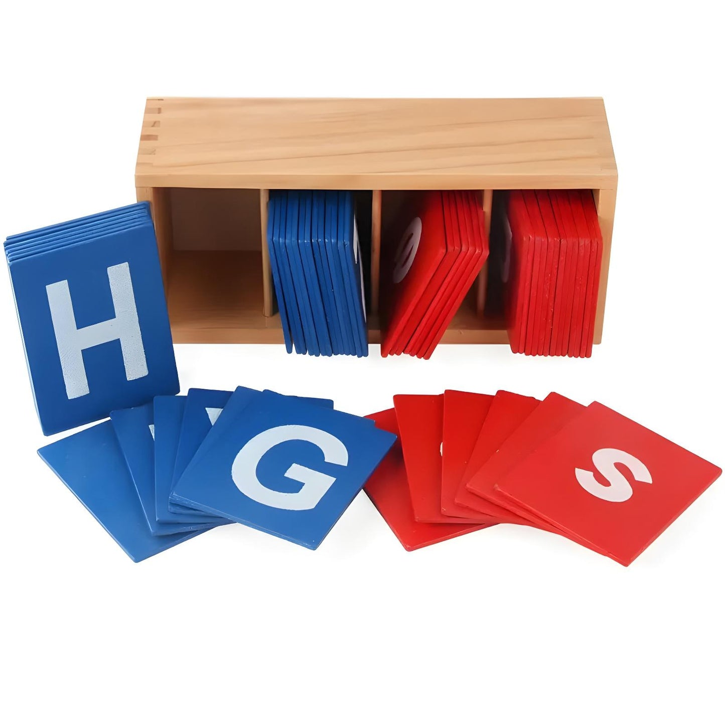 English sanding cards, first level