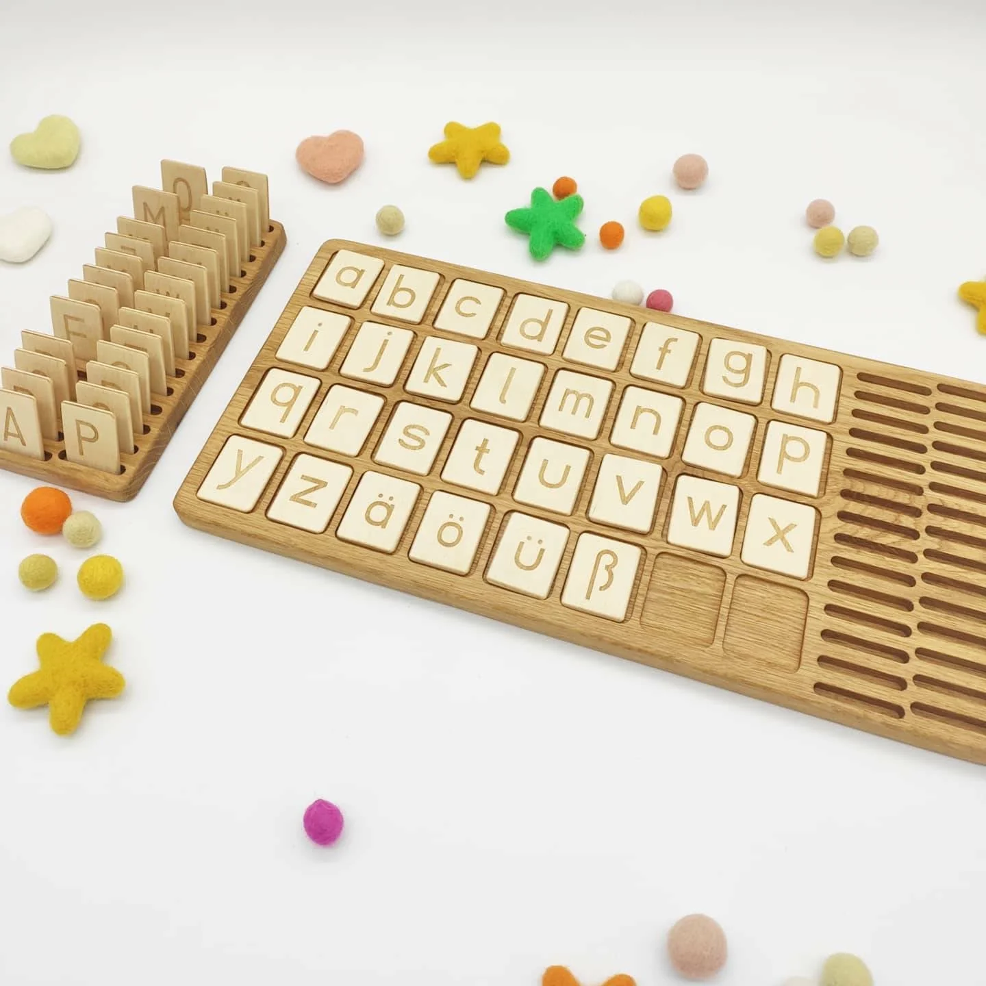 English Alphabet big Board with lowercase and uppercase letters cards