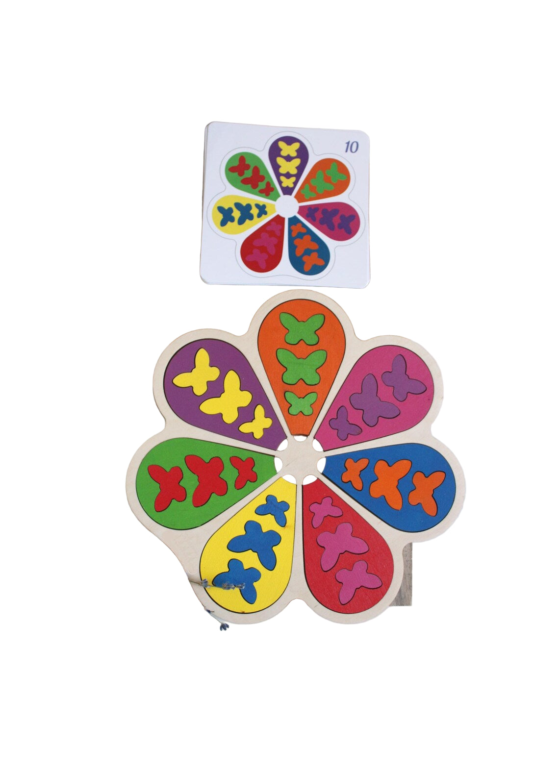 Rainbow Wooden Puzzle β Montessori Educational Toy