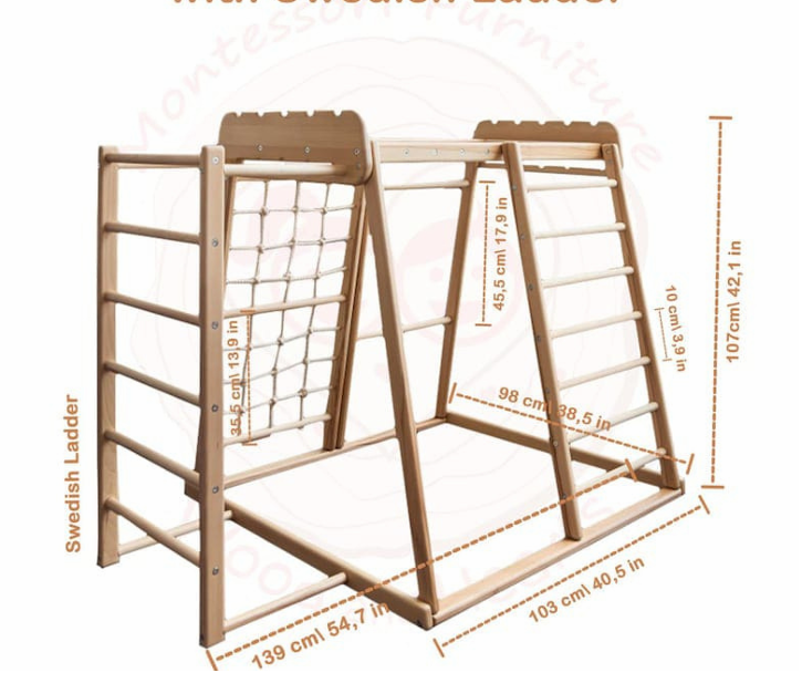 SCANDINAVIAN  GYMNASTIC WITH  LADDER
