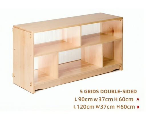 Translucent  partition cabinet
