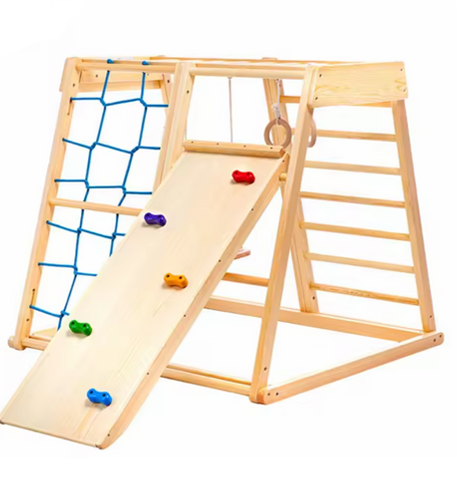 WOODEN CLIMBING  FRAME