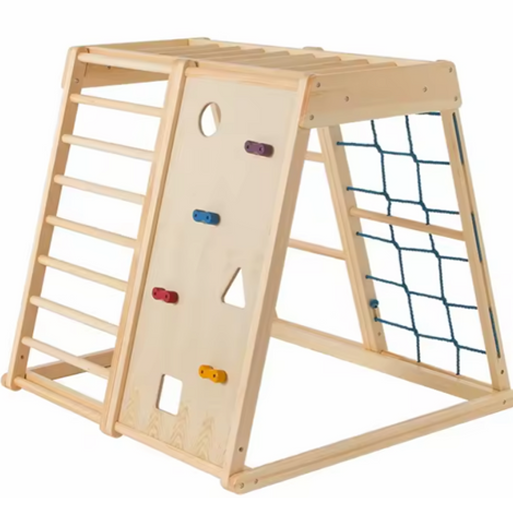 WOODEN CLIMBING  FRAME
