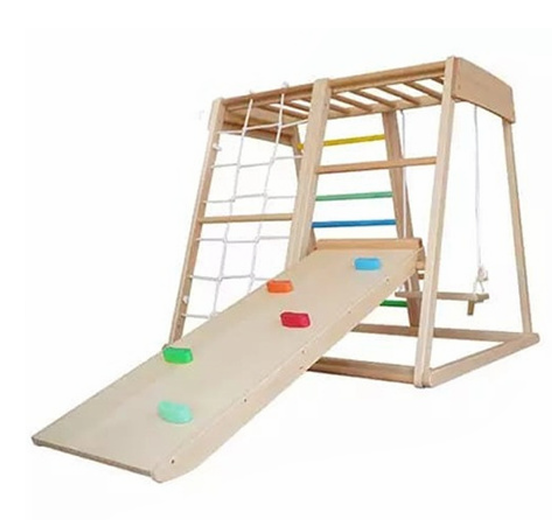 WOODEN CLIMBING  FRAME