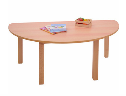 semicircular table  with chairs
