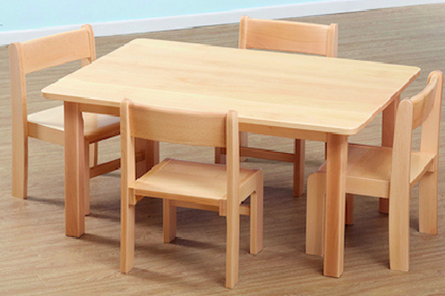 Rectangular table  with chairs