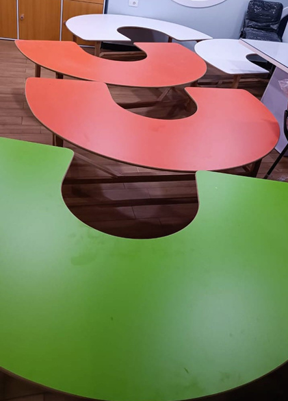 u-shaped table