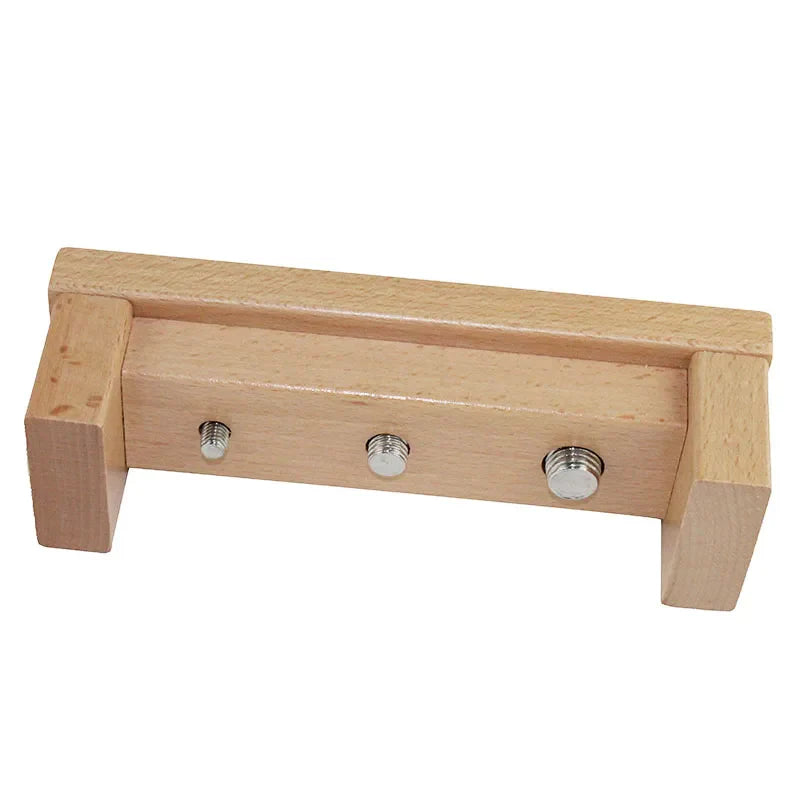 Montessori Wooden Nuts on a Base