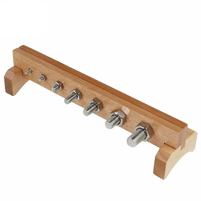 Montessori Wooden Nuts and Bolts Set