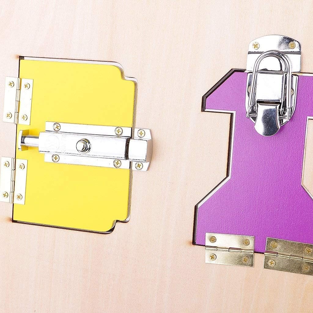lock learning board