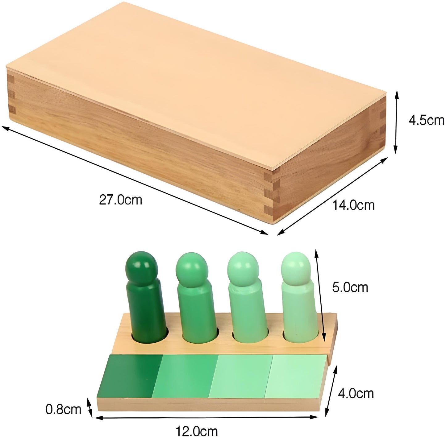 Color gradient box