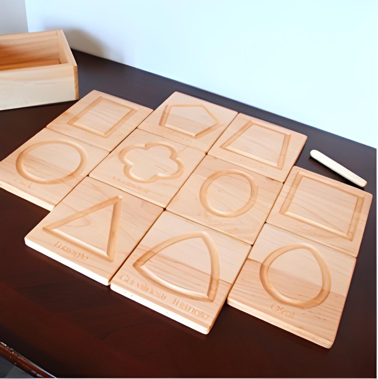 Geometric Shape  Tracing Box