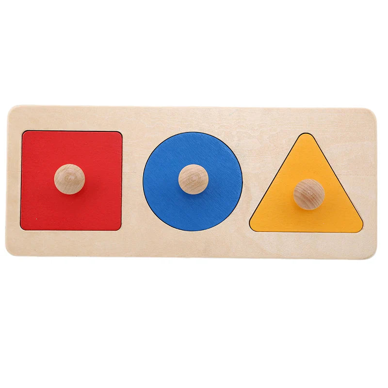 Montessori Wooden Shapes Sorting Puzzle