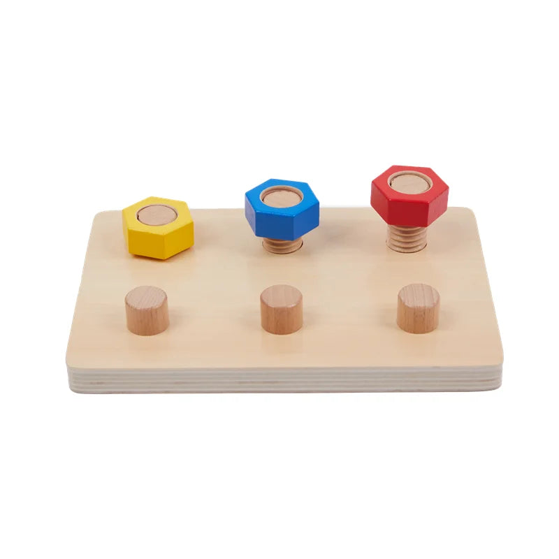 Montessori Nuts and Bolts Board