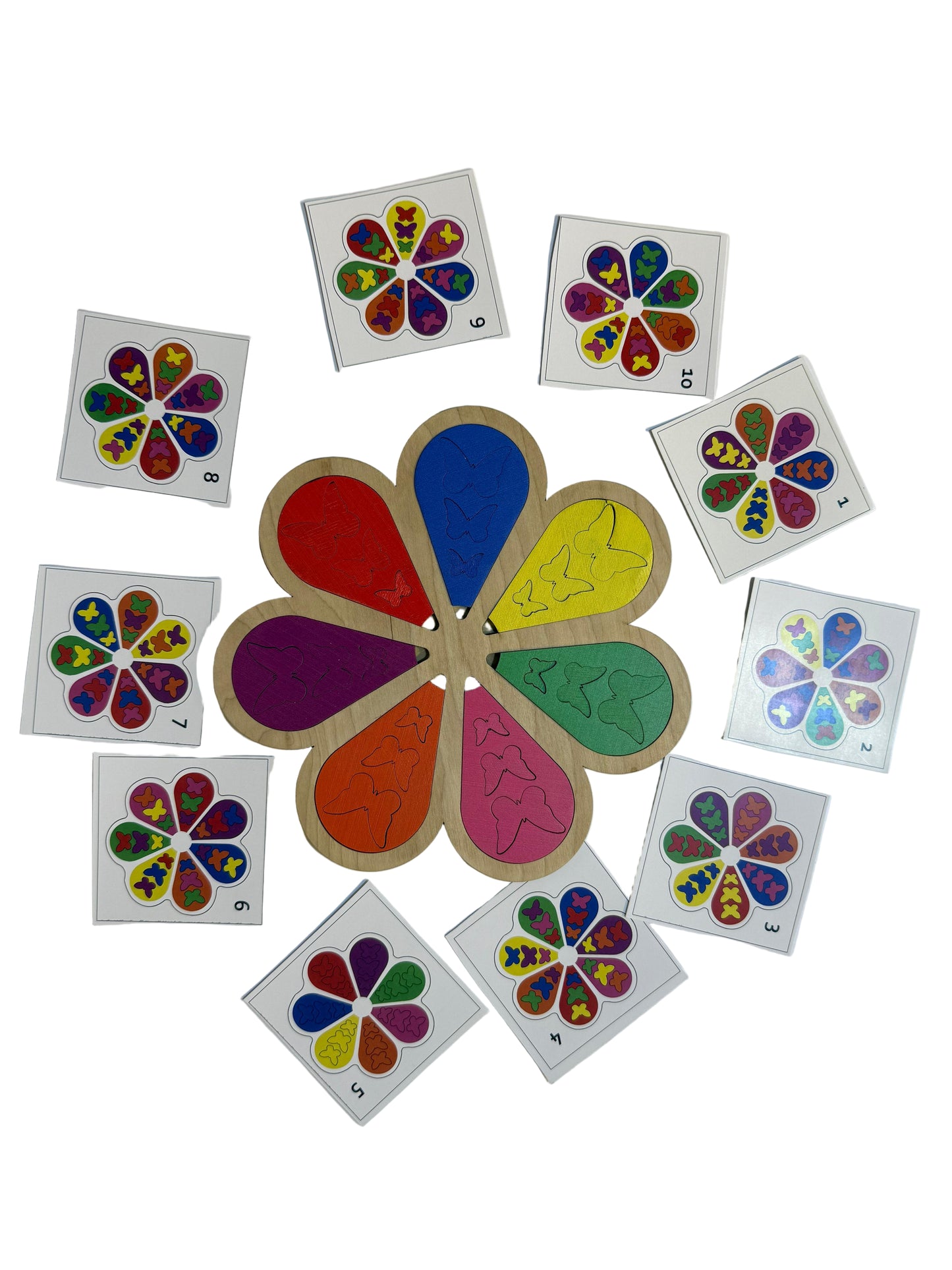 Butterfly Wooden Puzzle – Educational Toy