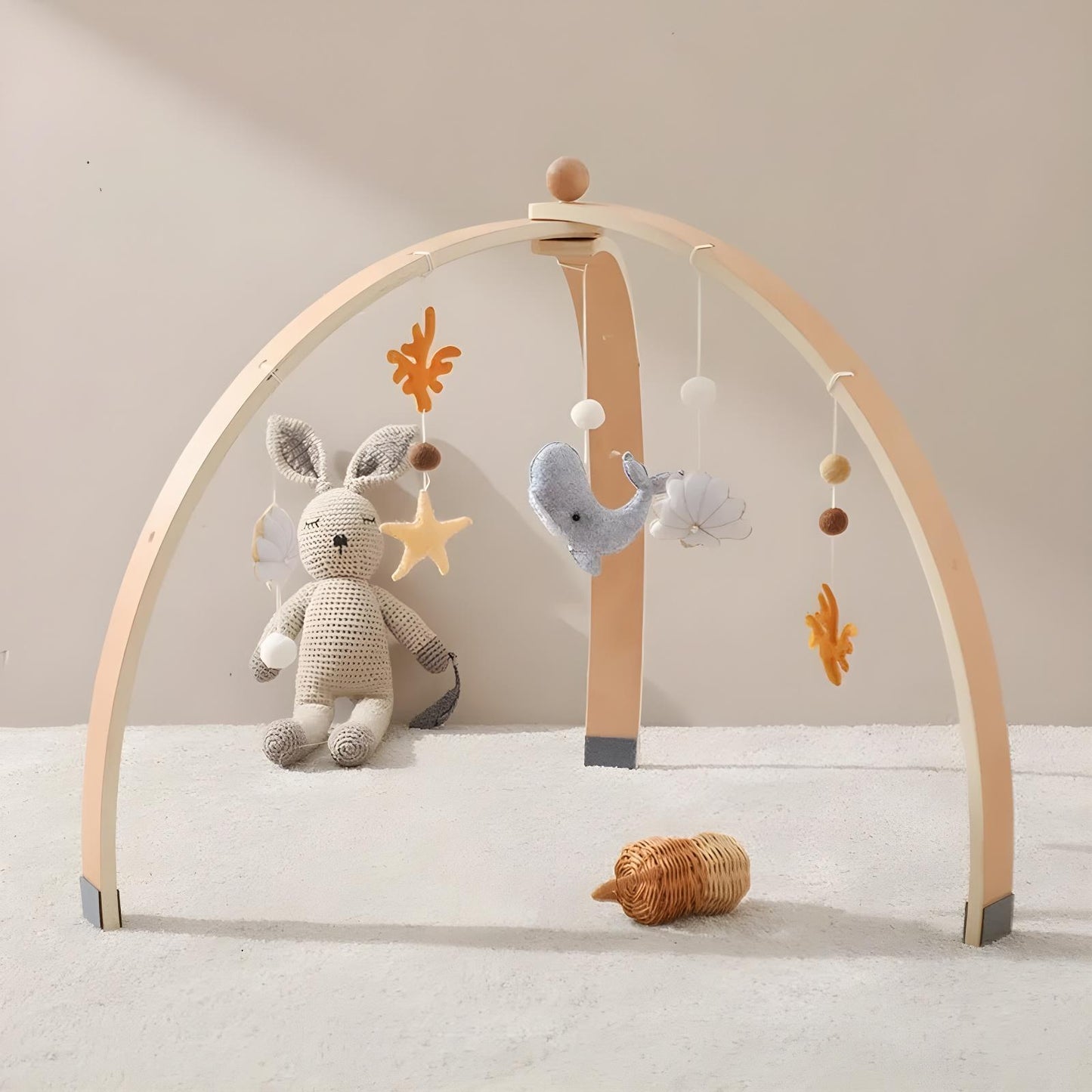 WOODEN BABY PLAY GYM
