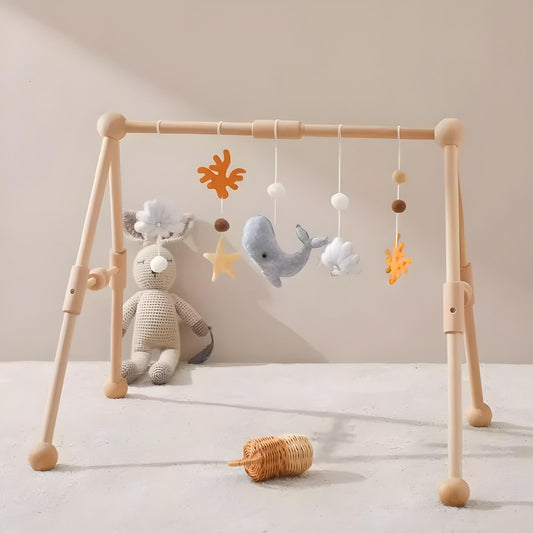 WOODEN BABY PLAY GYM