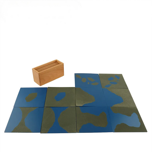 sandpaper land & Water cards