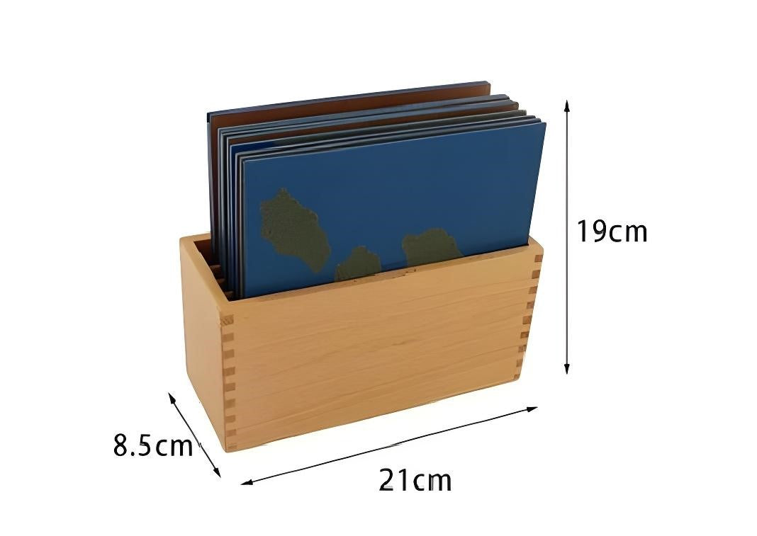 sandpaper land & Water cards