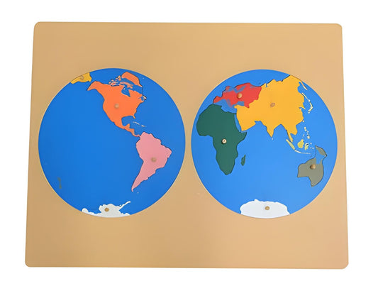 World map puzzle