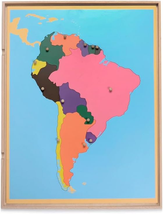 Map of South America