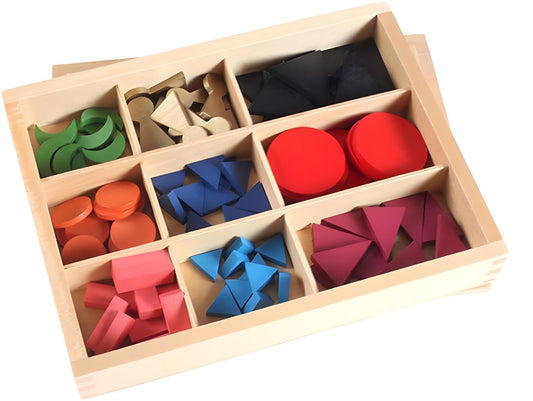 Basic wooden grammar symbols with box