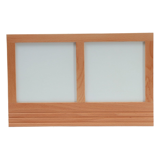 Metal inset wooden tracing board