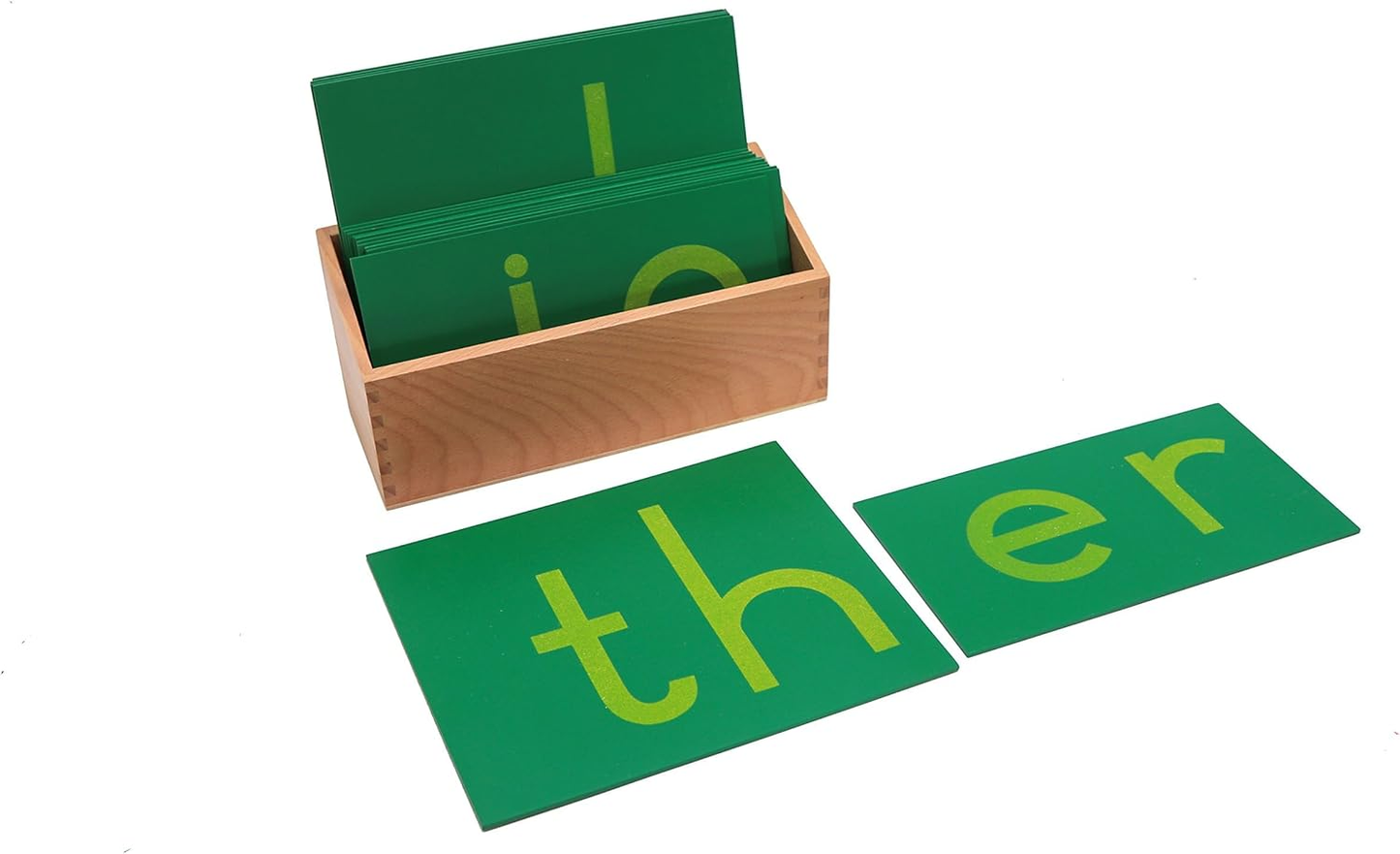English continuous sanding cards