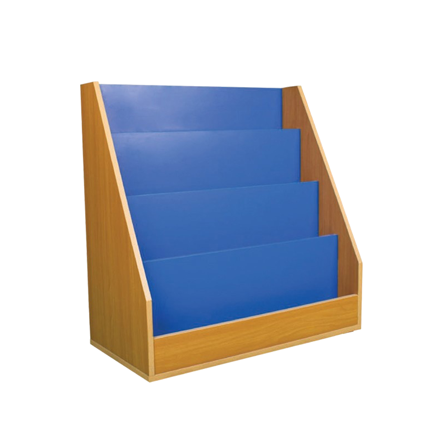 Colorful book  shelves