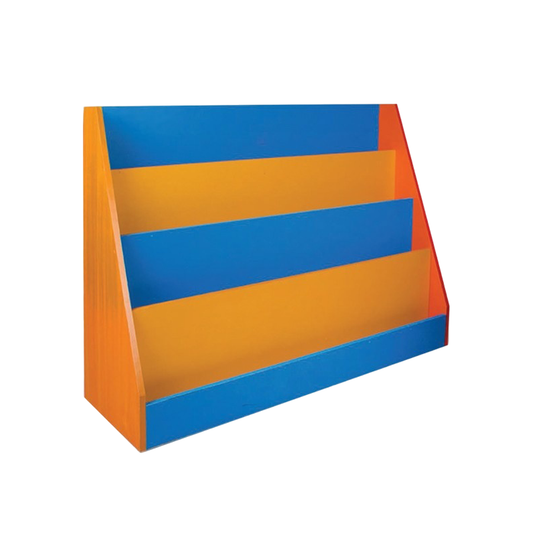 Colorful book  shelves