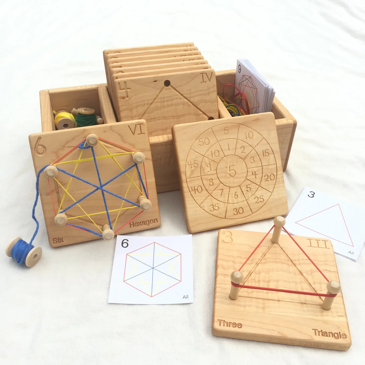 Wooden  Geometric  box 2