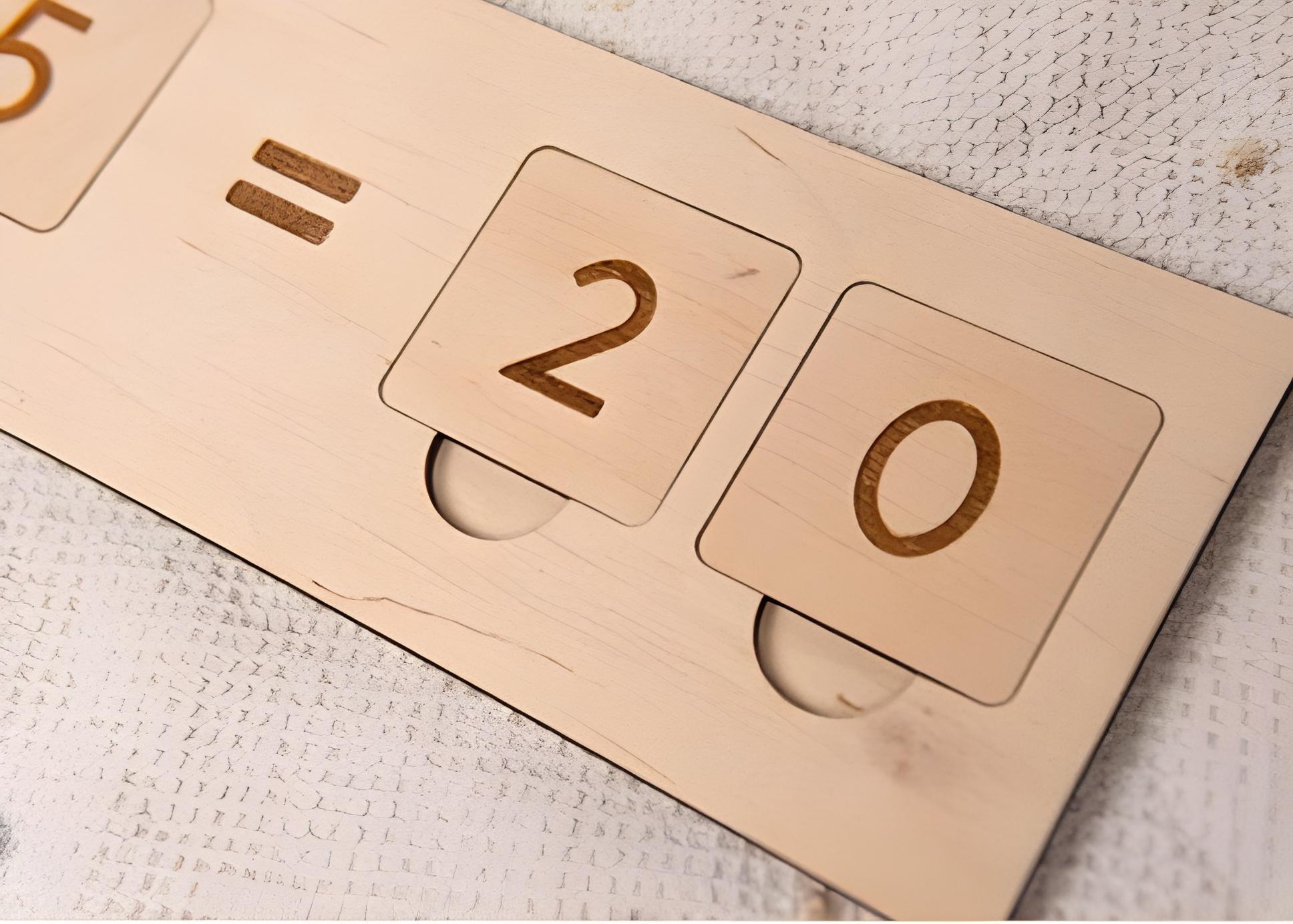 Arithmetic learning frame – Skilli Wood